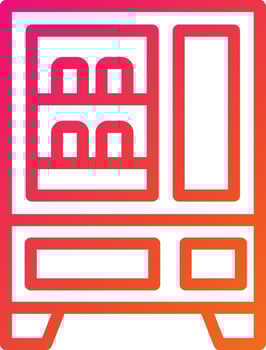 Vending machine Vector Icon Design Illustration