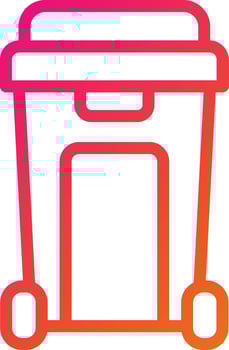 Recycle bin Vector Icon Design Illustration