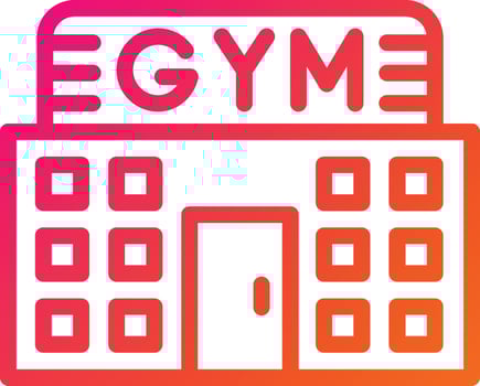 Gym Vector Icon Design Illustration