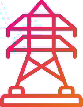 Electric tower Vector Icon Design Illustration