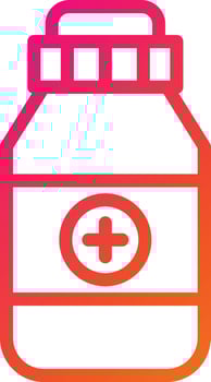 Medicine jar Vector Icon Design Illustration