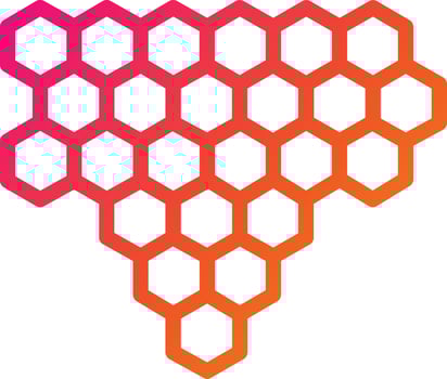 Honey comb Vector Icon Design Illustration