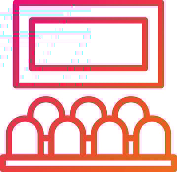 Movie theater Vector Icon Design Illustration