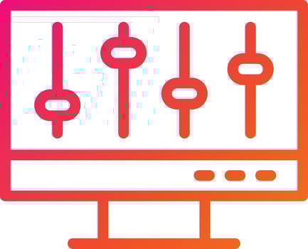 Volume control Vector Icon Design Illustration