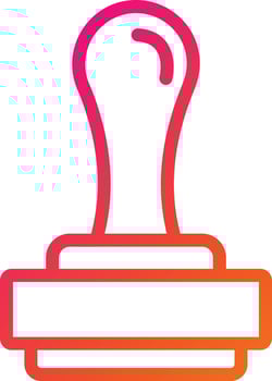Stamp Vector Icon Design Illustration