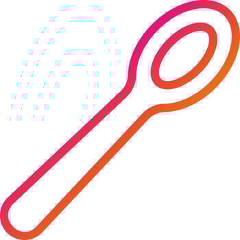 Spoon Vector Icon Design Illustration