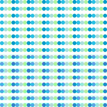 beauty soft pastel blue and green polkadot seamless pattern with white background vector