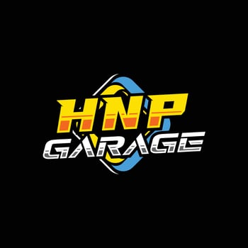 LOGO GARAGE MOTORCYCLE vector