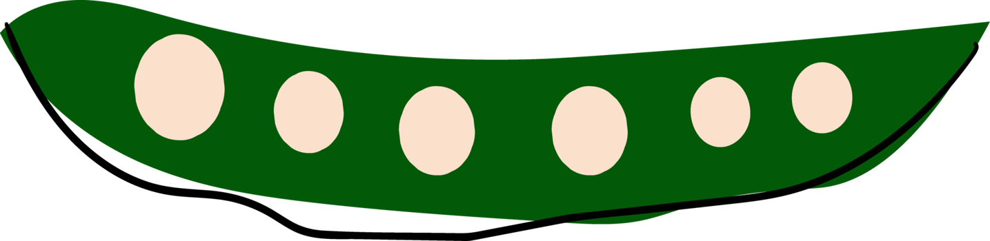 cute green pea fruits and vegetable funky quirky hand drawing doodle png