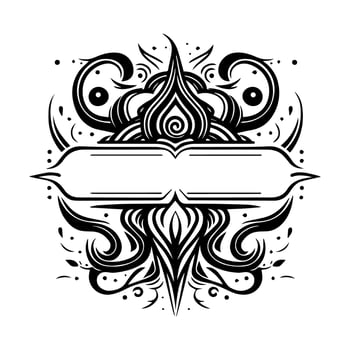 vintage tattoo studio logo concept line art hand drawn illustration vector