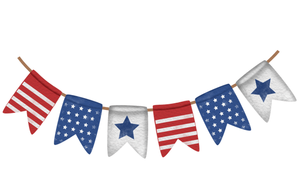 Element july 4th independence day png clipart