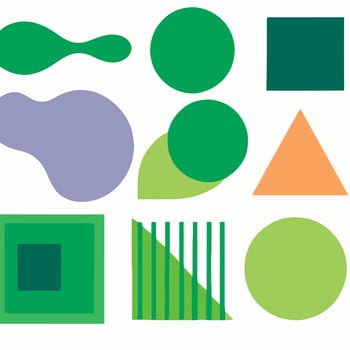 Abstract geometric shapes set. Abstract blotch shape.  Pastel color doodle bundle for fashion design, summer season or natural concept. Liquid shape elements. Set of modern graphic elements vector