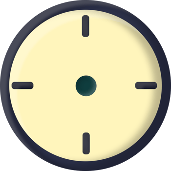 Clock PNG Transparent Design 3D Illustration
