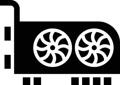 Video Card Vector Icon Design Illustration
