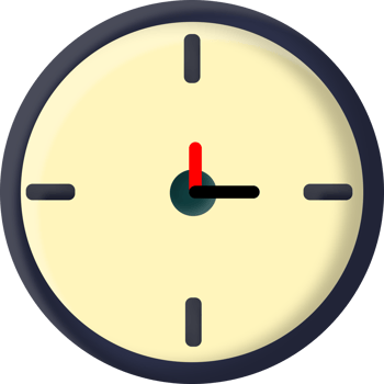 Clock analog PNG PRO