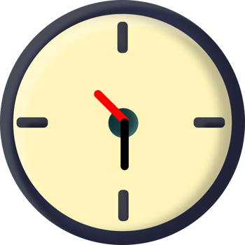 Clock analog PNG PRO