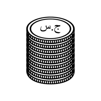 Republic of the Sudan Currency Symbol, Sudanese Pound Icon, SDG Sign. Vector Illustration