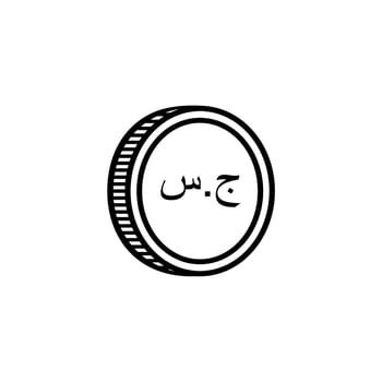 Republic of the Sudan Currency Symbol, Sudanese Pound Icon, SDG Sign. Vector Illustration