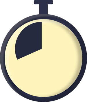 3D Illustration stopwatch PNG timer