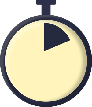 3D Illustration stopwatch PNG timer