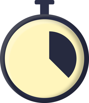 3D Illustration stopwatch PNG timer