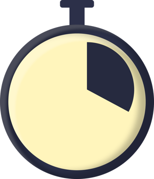3D Illustration stopwatch PNG timer