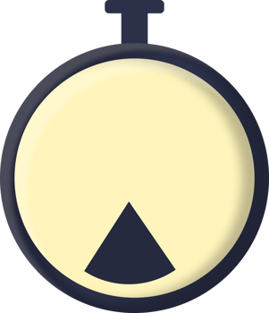 3D Illustration stopwatch PNG timer