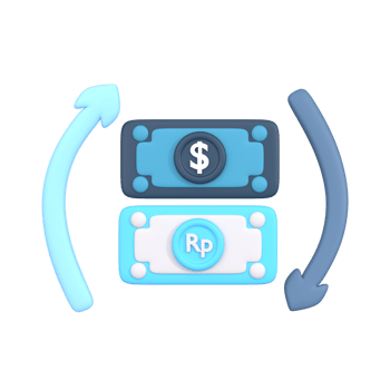 Money Exchange, Travel and airport 3d icon png