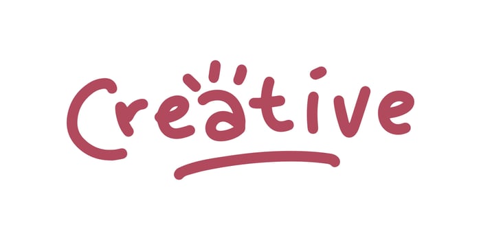 Funny Modern Creative Words for sign vector