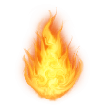 Realistic burning fire flames, Burning hot sparks realistic fire flame, Fire flames effect png