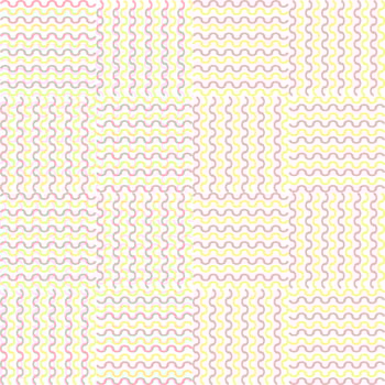 soft curve abstract wave pink yellow pastel on white background vector