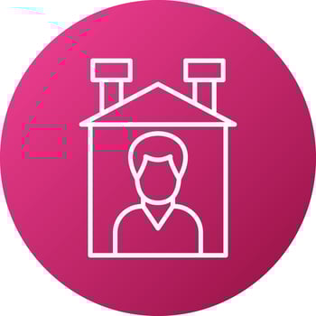 Alone Icon Style vector
