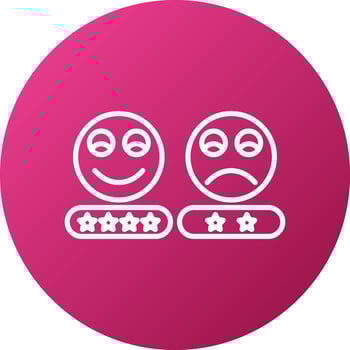 Satisfaction Level Icon Style vector