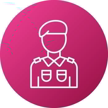 Soldier Icon Style vector