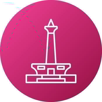 Indonesia Icon Style vector