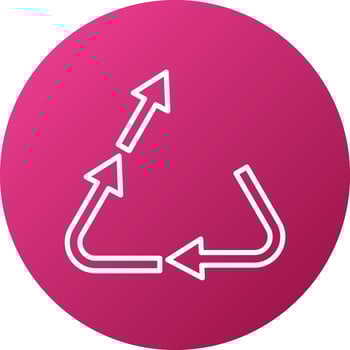 Upcycling Icon Style vector