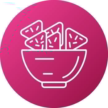 Nachos Icon Style vector