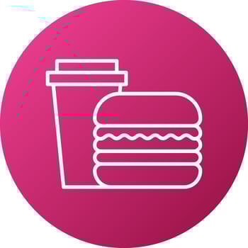 Junk Food Icon Style vector