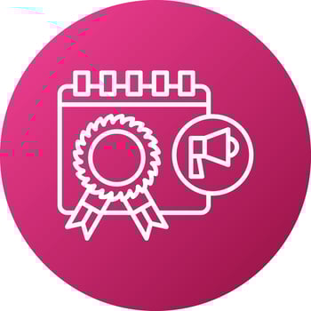 Event Promotion Icon Style vector