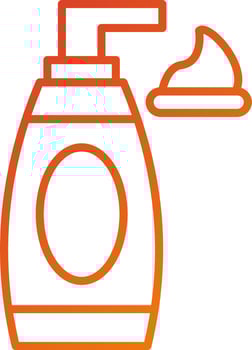 Cleansing Foam Icon Style vector