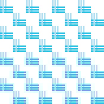 weave blue line seamless pattern triangle corner decorative white clean background wallpaper gift paper vector