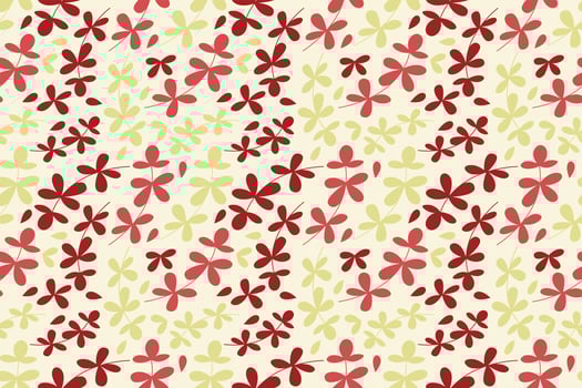 Red Ivy Background vector