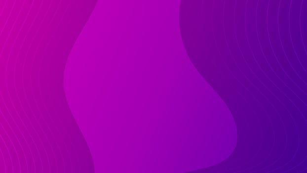 Modern colorful gradient background with wave lines. Purple geometric abstract presentation backdrop. Vector illustration