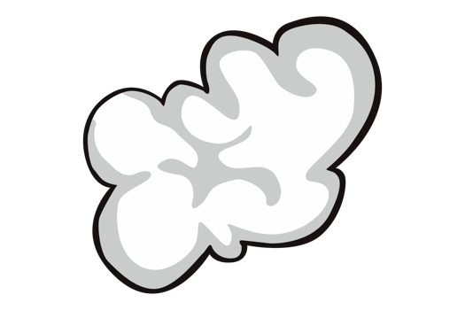 White Cloud  With Transparent Background png