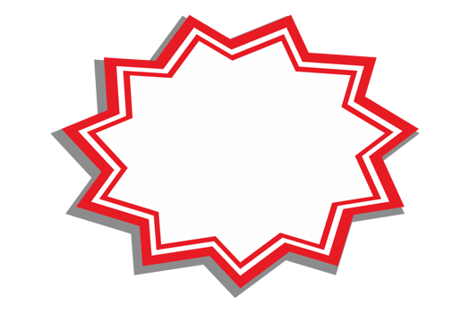 Blank Red Label Tag Sale With Transparent Background png
