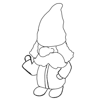 Cute Gnome Cartoon With Transparent Background png