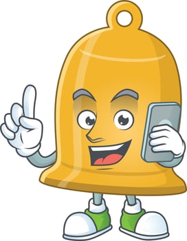 Cartoon character of bell vector