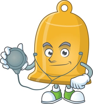 Cartoon character of bell vector