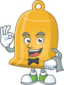 Cartoon character of bell vector