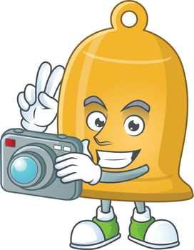 Cartoon character of bell vector
